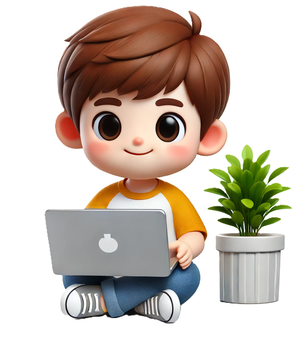 Me sitting with a laptop